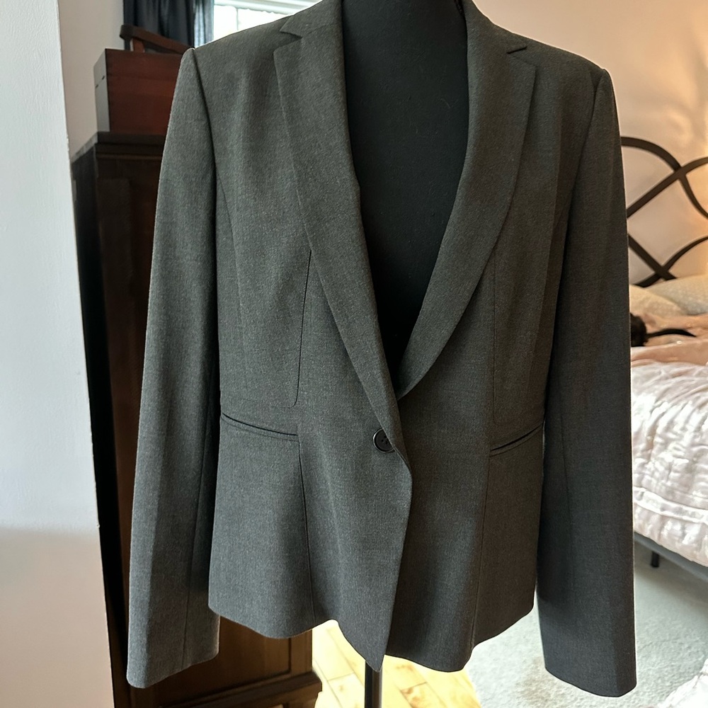 Women's Gray Blazer by Ann Taylor